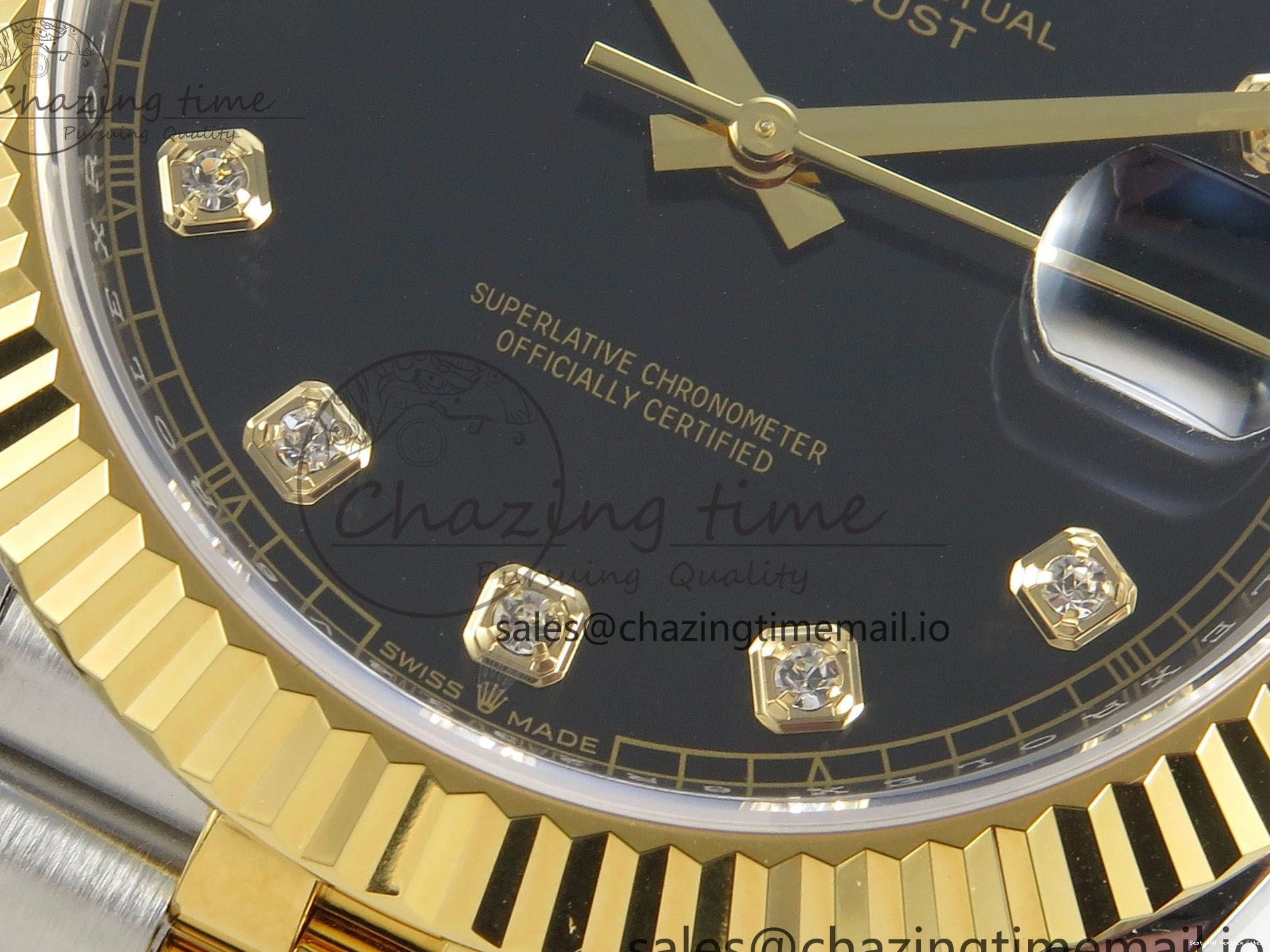 AAA Replica Watches Diamonds (Weighted) SS Edition Bracelet 41 126333 Black Jubilee SH3235 1:1 EasyCare ARF Dial 210 Best on DateJust YG 0119